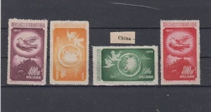 China Volksrepublik 1952 MiNr. 192 - 195 Satz postfrisch ohne Gummi - Bild 1 von 1