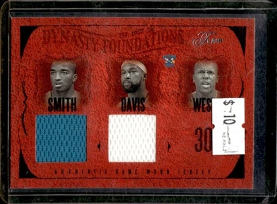 Camisetas Fleer Flair West Davis Mashburn Magloire JR Smith 2004-05 #/150 Foto 1 de 2