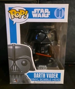Funko Pop! Star Wars Darth Vader #01 Blue Box Vaulted w/ Protector  - Picture 1 of 6
