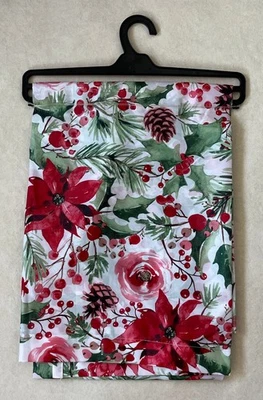 Nueva Cortina de Ducha Navidad Poinsettias Foto 1 de 2