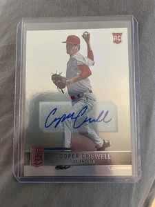 2022 Panini Chronicles #29 Cooper Criswell Elite Autographs - Picture 1 of 2