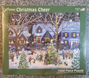 NEW Vermont Christmas Co. CHRISTMAS CHEER 1000 piece puzzle - Picture 1 of 6
