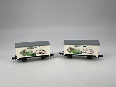 Trix N Scale Selectrix Box Car x2 Ice Train Digital Decoder Promo Good Cond - Image 1 of 4
