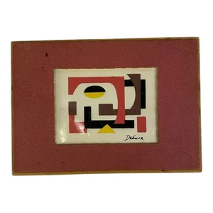 Serigrafía a mano con tema egipcio modernista Dorothy Dehner #249. RARO!! - Imagen 1 de 5