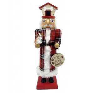 Santa's Workshop Dog Lover Wooden Christmas Nutcracker 14 Inch Multicolor - Picture 1 of 1