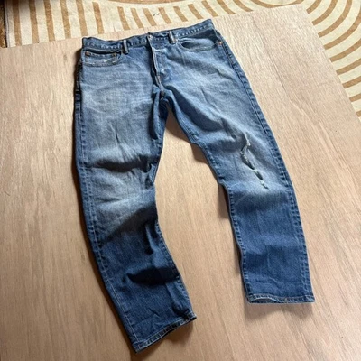 Gap 1969 Selvedge Denim Straight Leg Jeans - Image 1 of 4