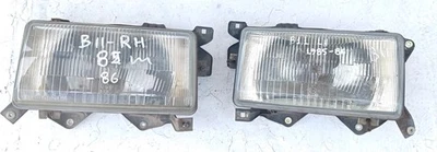 Nissan Sunny Pulsar B11 Model 1985 86 Front Headlights Pair Left and Right Side - Image 1 of 4