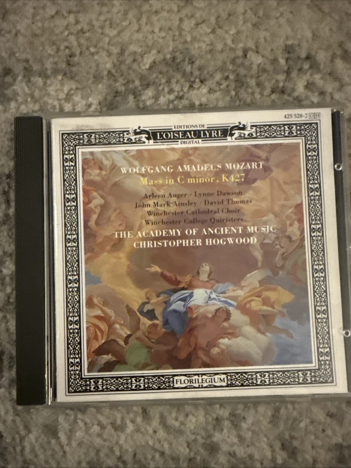 Christopher Hogwood - Mozart: Mass in C Minor (CD, 1990) Academy Ancient Music Foto 1 de 4