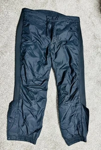 Pantalones de esquí Hill Toppers negros para hombre TALLA 1 X impermeables con cremallera en la pierna ajustable - Imagen 1 de 5