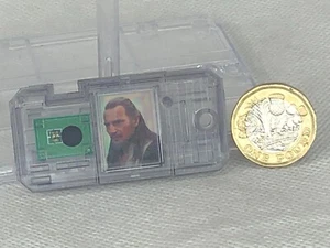 Action Figure Star Wars Comm Chip Qui-Gon Jinn Phantom Menace Vintage - Picture 1 of 3