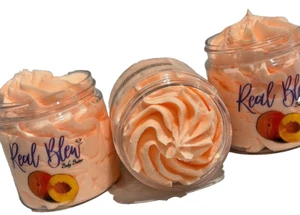 Whipped Body Butter Peach Scented Skincare Moisturizer for all Skin Types 4oz - Picture 1 of 4