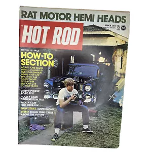 Hot Rod Magazin Original Vintage März 1973 Chevy Pick Up Rat Motor Hemi Heads - Bild 1 von 2