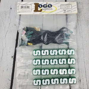 Michigan State University MSU Spartans 20 Piece Logo Light Set ***NEW*** - Picture 1 of 7