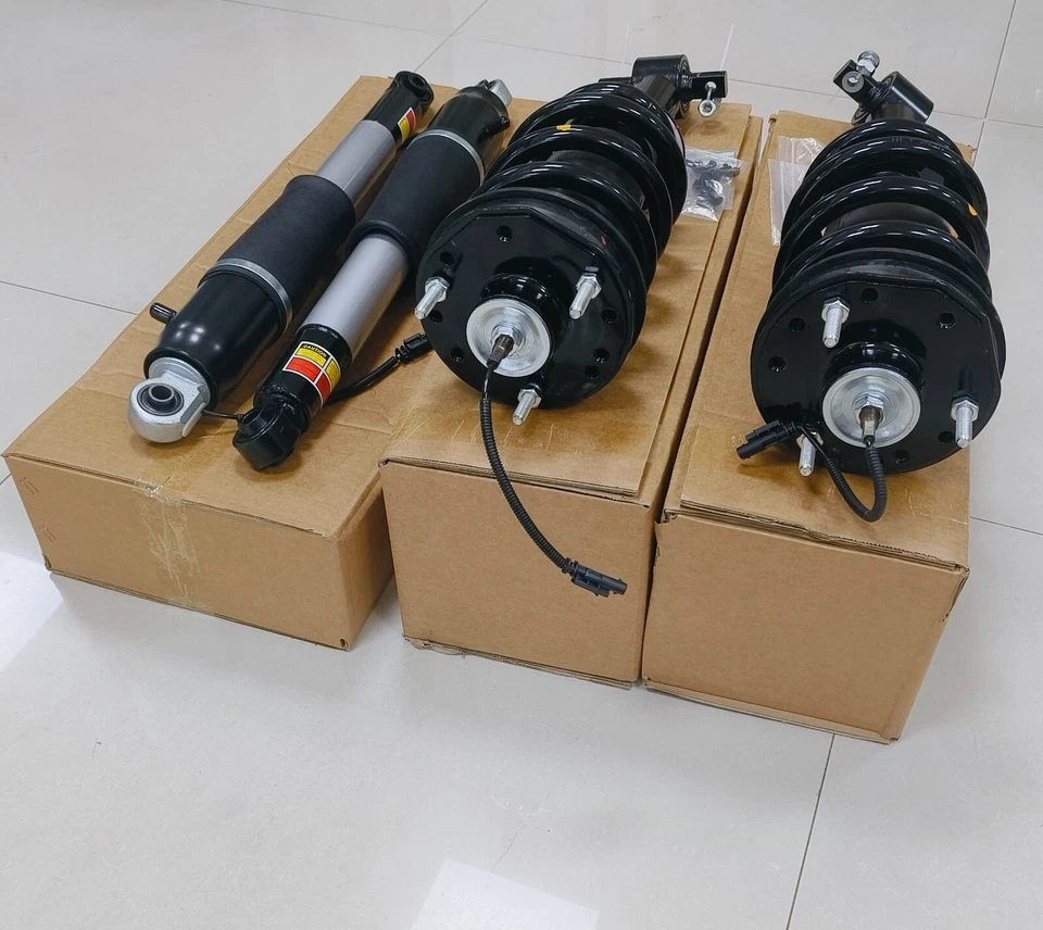 Amortiguadores de aire delanteros y traseros puntales paseo magnético para 07-20 Cadillac Escalade GMC Yukon Foto 1 de 4