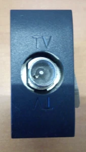 PRESA TV PASSANTE BTICINO LIVING L4202P ANTRACITE - Picture 1 of 1