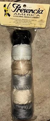 Presencia America Colonial Needle Company 6 Count, Neutral Thread Sampler NEW - Image 1 of 3