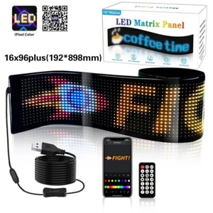 Auto RGB LED Display Auto Heckscheibe Bildschirm Word Scrollen APP Flexible IP65 - Bild 1 von 20