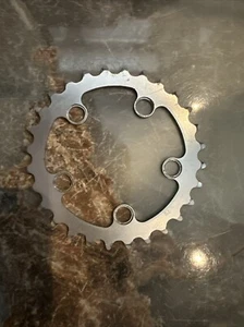Very good Condition Unbranded 9/10 Speed Silver Road Chainring 28t x 74 mm BCD - Picture 1 of 2