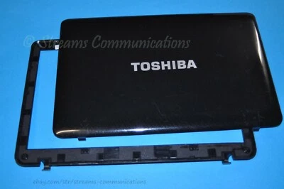 Cubierta trasera LCD (tapa) + bisel TOSHIBA Satellite L655 L655D 15,6 pulgadas para computadora portátil Foto 1 de 4