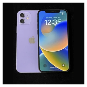 Apple iPhone 12 5G 64GB 128GB Desbloqueado T-Mobile Excelente Verizon Blanco/Púrpura - Imagen 1 de 9