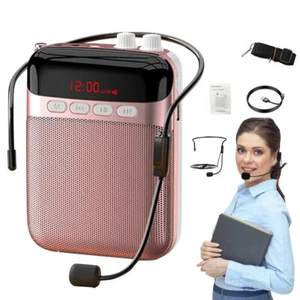 Portable Voice Amplifier Megaphone Mini Audio Speaker With Microphone NEW - Picture 1 of 26