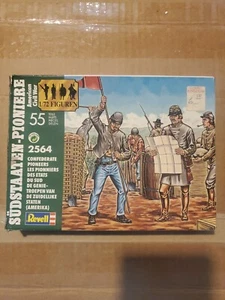 1993 Revell #2564 Kit Modelli 1/72 American Civil War Confederate Pioneers Set Nuovo con scatola - Foto 1 di 10