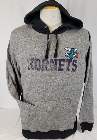 BRAND NEW Majestic NBA Charlotte Hornets Men's Hoodie Sweater Cover