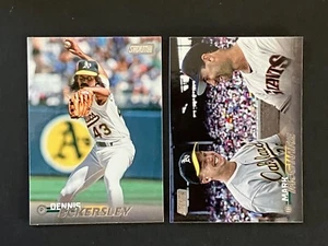 2023 Topps Stadium Club Mark McGwire Dennis Eckersley Oakland Athletics - Imagen 1 de 1