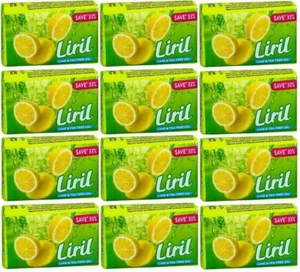 12 Soaps x 125g each - Liril Lime Rush Soap - Lime and Tea Tree oil - Picture 1 of 1