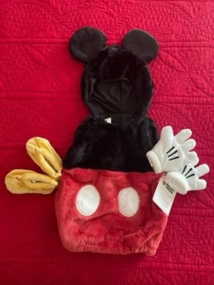 POTTERY BARN KIDS BABY MICKEY MOUSE COSTUME 0-6 MONTHS NWT - Image 1 of 4