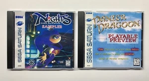 Custom CD Jewel Case Only - Panzer Dragoon Preview / Nights Into Dreams Sampler - Picture 1 of 5
