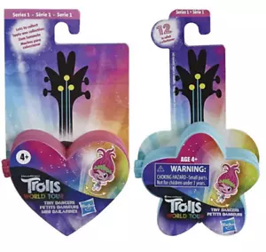 Lot of 2 Trolls World Tour Tiny Dancers Series 1 Star & Heart - Picture 1 of 1