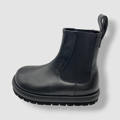 $745 Pierre Hardy Mujer Negro Cuero Anatómico Chelsea Botín Bota Zapatos Talla 37 Foto 1 de 4