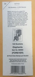 2022 Elephants Forever Stamp Deck Card.  Look Closely At Edges In Photos DC-081 - Picture 1 of 7