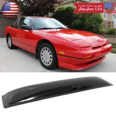 Alerón parabrisas ventana techo trasero parasol deflector de ala ajuste 89-94 240SX S13 Foto 1 de 4