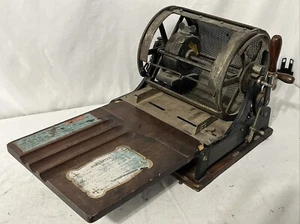 Edison Rotary Mimeograph Machine #76 and Case A. B. Dick Co. Chicago USA ANTIQUE - Picture 1 of 9