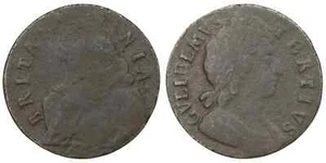 Great Britain - 1/2 Penny 1697 - Willem III - Picture 1 of 3