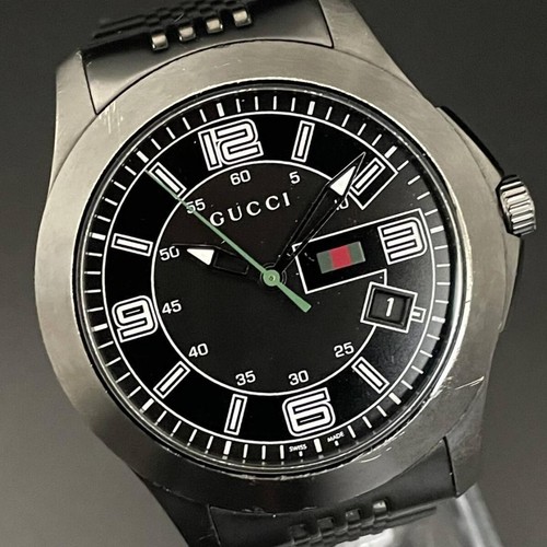 Orologio Gucci Uomo G Timeless 44mm Quarzo Nero Bianco Usato Buonezioni Co D