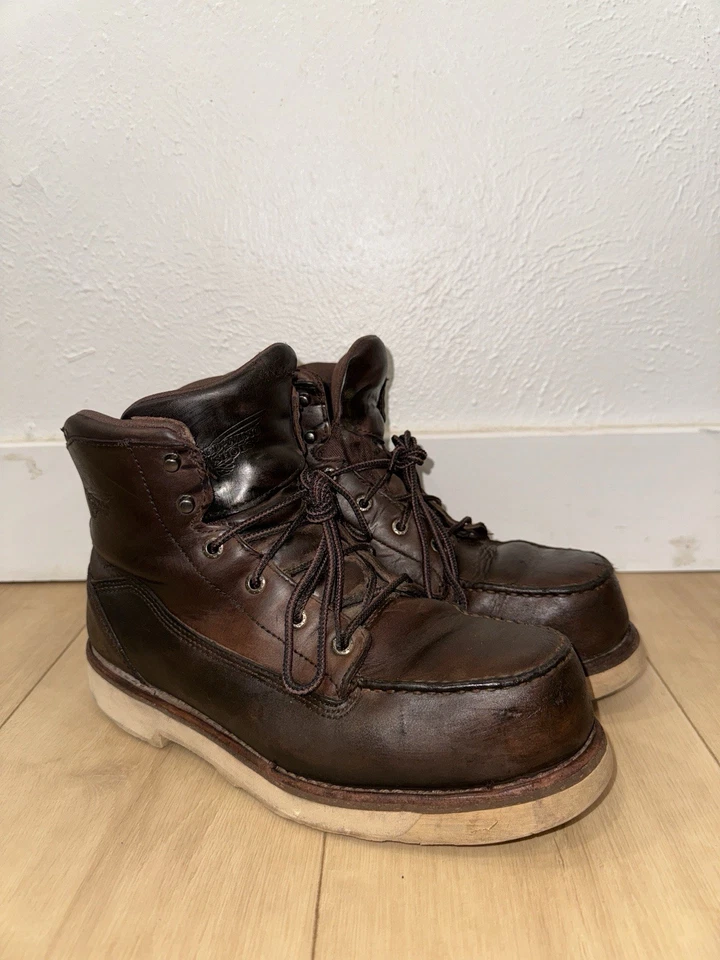 Botas Red Wing 2449 Para Hombre Talla 8 Tred Lite 6" Seguridad Puntera No Metálica Impermeables EH Foto 1 de 4