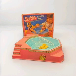 Vintage Barbie Bubbling Spa Whirlpool 1983 #7145 Mattel OVP mit Zubehör - Bild 1 von 9
