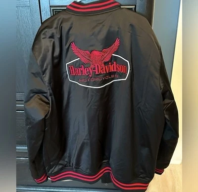 Jaqueta bombardeiro Harley Davidson Eagle tamanho 2x nova com etiquetas - Imagem 1 de 4