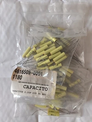 ERD MKT1813 Film Axial Capacitor 2.2uF 2.2MF 100V DC 63V AC Pk/100 - Изображение 1 из 4