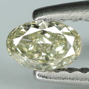 0.19 Ct VS Marvelous Oval 4.6 x 3.1 MM Fancy Green Africa Natural Diamond - Picture 1 of 5