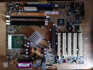 ASUS A7N8X 4mbo AMD Athlon XP Sockel 462 Motherboard mit CPU - Bild 1 von 7