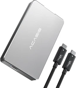 SSD-Gehäuse ACASIS 40 Gbit/s M.2 NVMe Aluminiumlegierung - Afbeelding 1 van 9