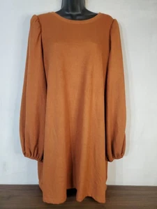 Maglione maglia arancione Nine West maglione manica lunga cambio vestito taglia 2XL - Foto 1 di 12