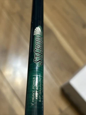 St. Croix Tidemaster 7’ Heavy Fast Casting Rod SCII Graphite 12-25 lb USA NOS - Image 1 of 4