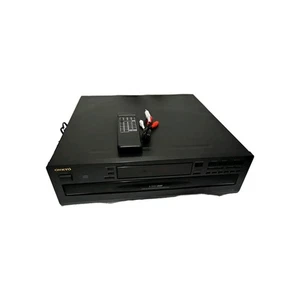Onkyo DX-C380 6-Disc CD Wechsler mit Fernbedienung & Audiokabel getestet funktioniert - Bild 1 von 23