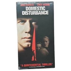 Domestic Disturbance VHS Tape 2002 Thriller John Travolta Vince Vaughn SEALED - Picture 1 of 7