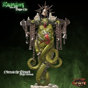 Obrexus the Blessed, Plague Messiah - Wargames - 9th age - d&d - tabletop gaming - Imagen 1 de 1